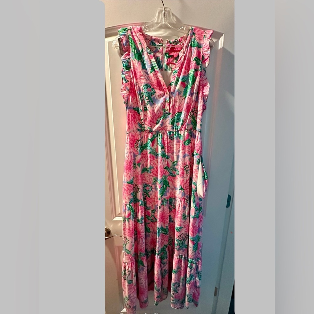Lilly Pulitzer floral maxi dress